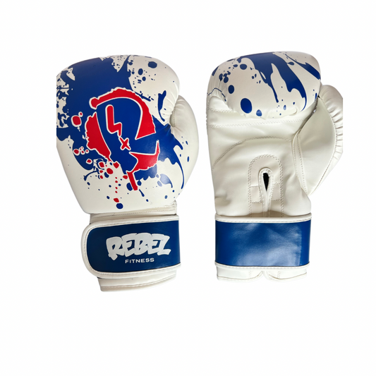 Rebel Red White and Blue Drip Gloves
